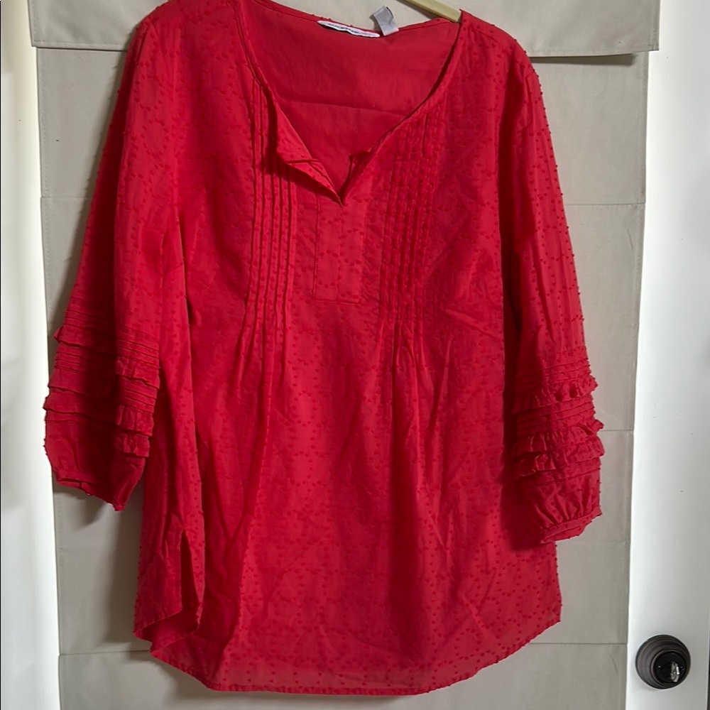 Women's coral Blouse